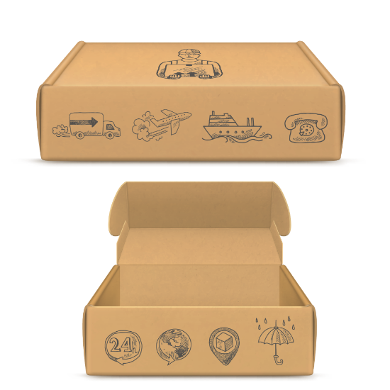 Picture of Cardboard boxes